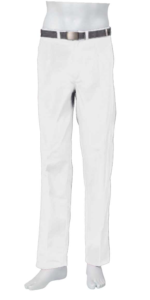 Pantalón blanco 1 bolsillo lateral